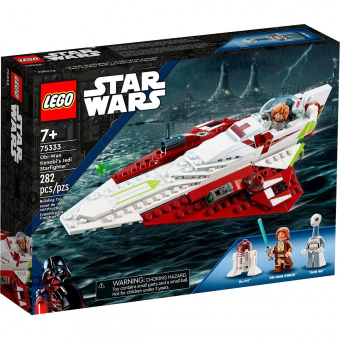 Конструктор детский LEGO STAR WARS ДЖЕДАЙСКИЙ ИСТРЕБИТЕЛЬ ОБИ-ВАНА КЕНОБИ 75333