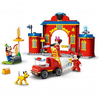 Конструктор LEGO CLASSIC "ПОЖАРНАЯ ЧАСТЬ И МАШИНА МИККИ И ЕГО ДРУЗЕЙ" Конструктор LEGO CLASSIC "ПОЖАРНАЯ ЧАСТЬ И МАШИНА МИККИ И ЕГО ДРУЗЕЙ"