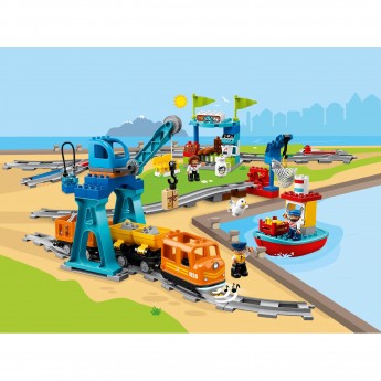 Конструктор LEGO DUPLO "ГРУЗОВОЙ ПОЕЗД" 10875 Конструктор LEGO DUPLO "ГРУЗОВОЙ ПОЕЗД" 10875