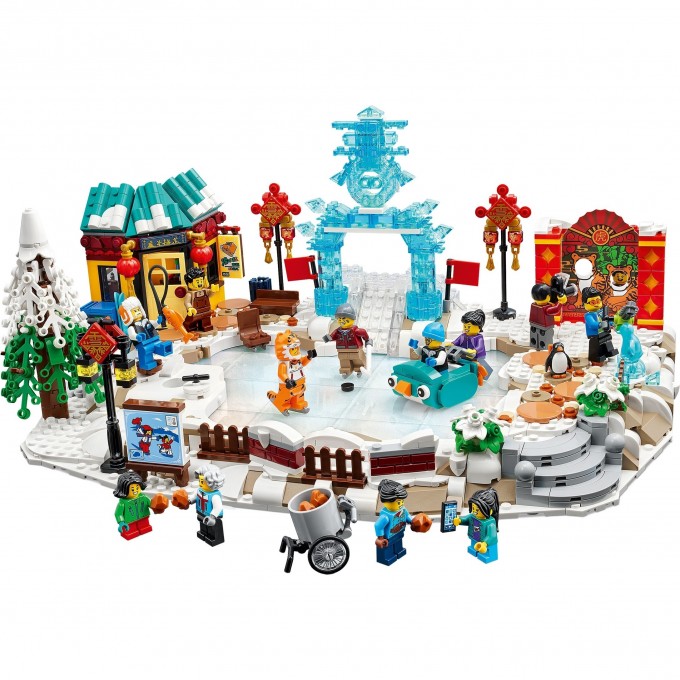 Конструктор LEGO SEASONAL «ЛЕДЯНОЙ ФЕСТИВАЛЬ НА ЛУННЫЙ НОВЫЙ ГОД» Коллекционные наборы 80109 3719000