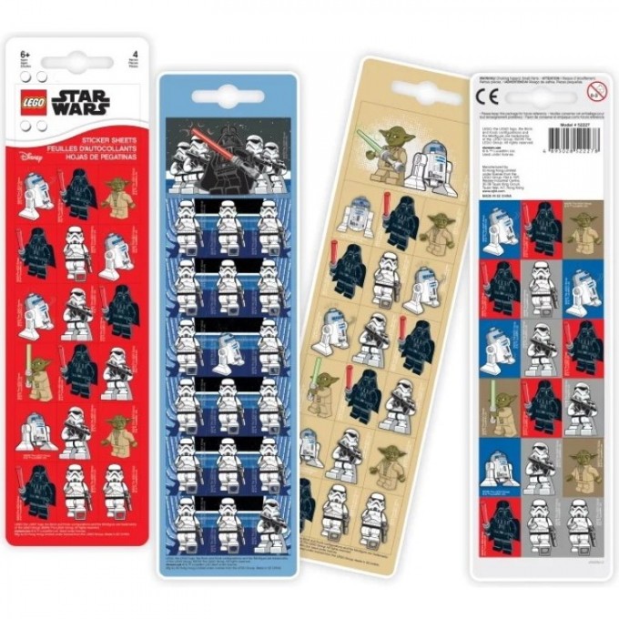 Набор стикеров LEGO STAR WARS (4 шт.) 52227