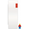 Пенал с минифигуркой LEGO CLASSIC, красный 52610